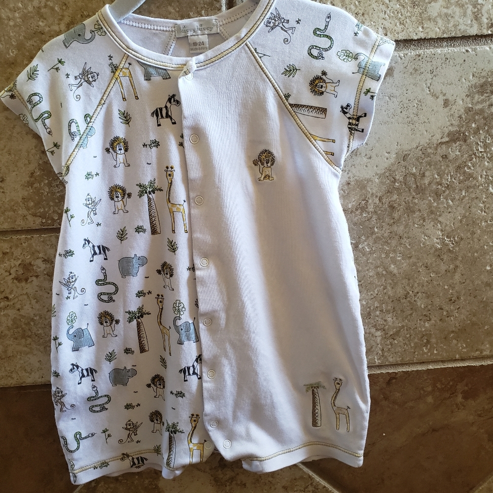 Kissy Kissy jungle theme baby romper Size 18-24M